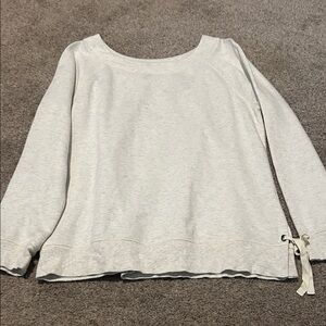 T by Talbots scoop neck sweatshirt